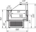 Витрины "Айс КУБ-М" -22-18 вынос