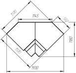 Кассовые столы серии "Айс"